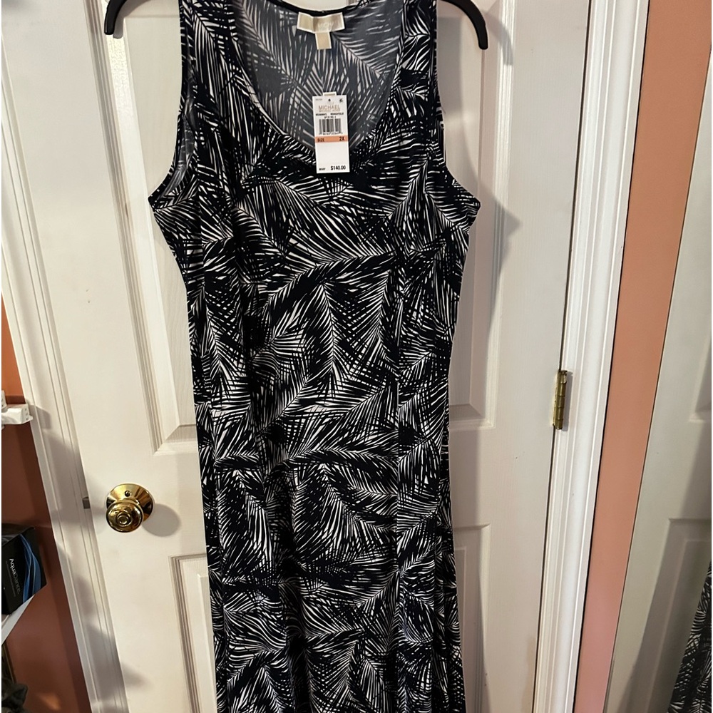 NWT Michael Kors Sleeveless Maxi Dress 2X